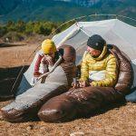 Спальник з натуральним пухом Naturehike Snowbird CNK2550WS014, p-р L, коричневий 400 г - Зображення 5