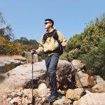 Трекінгова палиця Naturehike CNK2450DS013, 115-135 см, чорна - Зображення 2