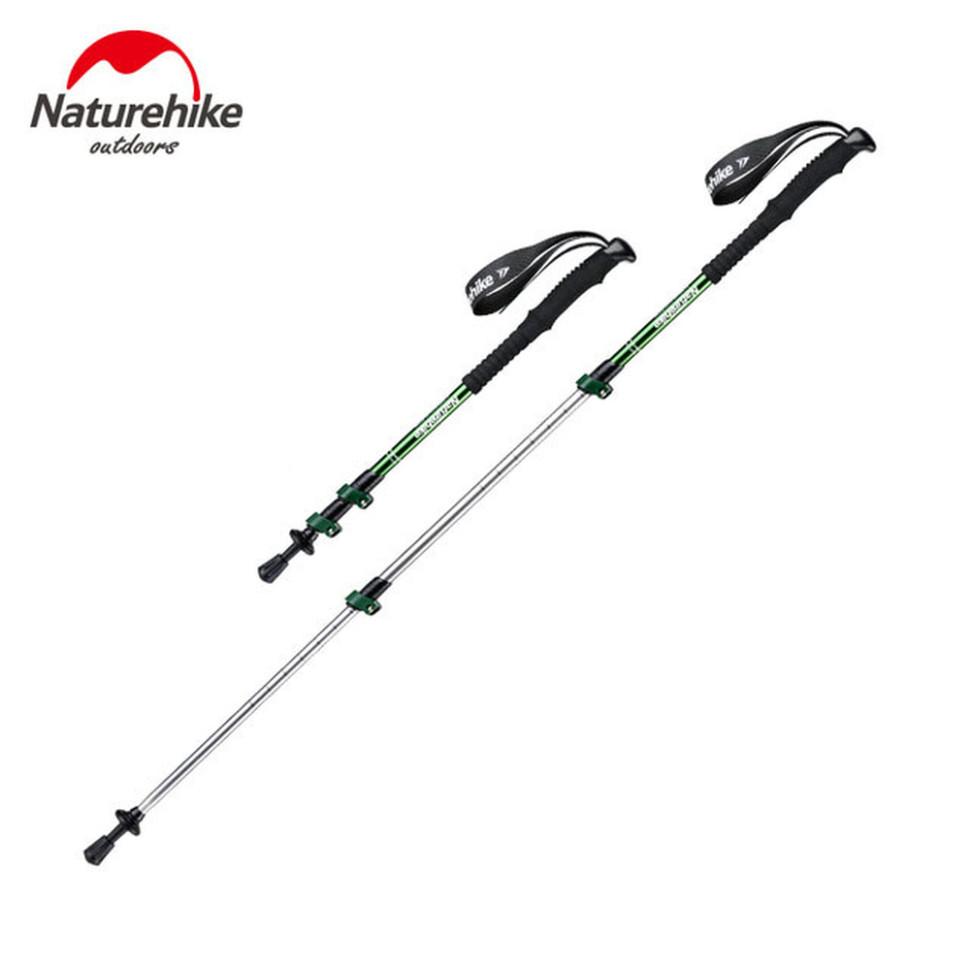 370157.970 Трекінгова палиця 3-сек. Naturehike Women 6061 AL NH17D001-Z, 57-120 см, алюміній, зелена - Зображення 1