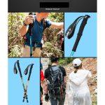 Трекінгова палиця 3-сек. Naturehike Women 6061 AL NH17D001-Z, 57-120 см, алюміній,  золотиста - Зображення 9