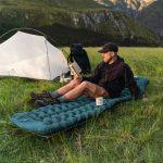 Матрац туристичний надувний двомісний  Naturehike CNK2550WS019, 200х125х6.5 см, синій, для кемпінгу із мішком для надування - Зображення 3