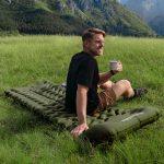 Матрац туристичний надувний двомісний  Naturehike CNK2550WS019, 200х125х6.5 см, зелений, для кемпінгу із мішком для надування - Зображення 2