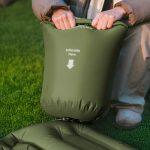 Матрац туристичний надувний двомісний  Naturehike CNK2550WS019, 200х125х6.5 см, зелений, для кемпінгу із мішком для надування - Зображення 10