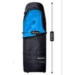 Спальник з натуральним пухом Naturehike CW700 CNK2450WS048, p-р L, чорно-блакитний - Зображення 3
