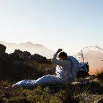 Спальник з натуральним пухом Naturehike CW700 CNK2450WS048, p-р L, чорно-блакитний - Зображення 6