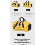 Водонепроникна дорожня сумка Naturehike CNK2450XB015, 90 л, чорна - Зображення 5