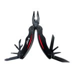 Мультитул Ganzo G109, (16.5 см) 10 функцій, чорний з червоним + чохол - Зображення 2