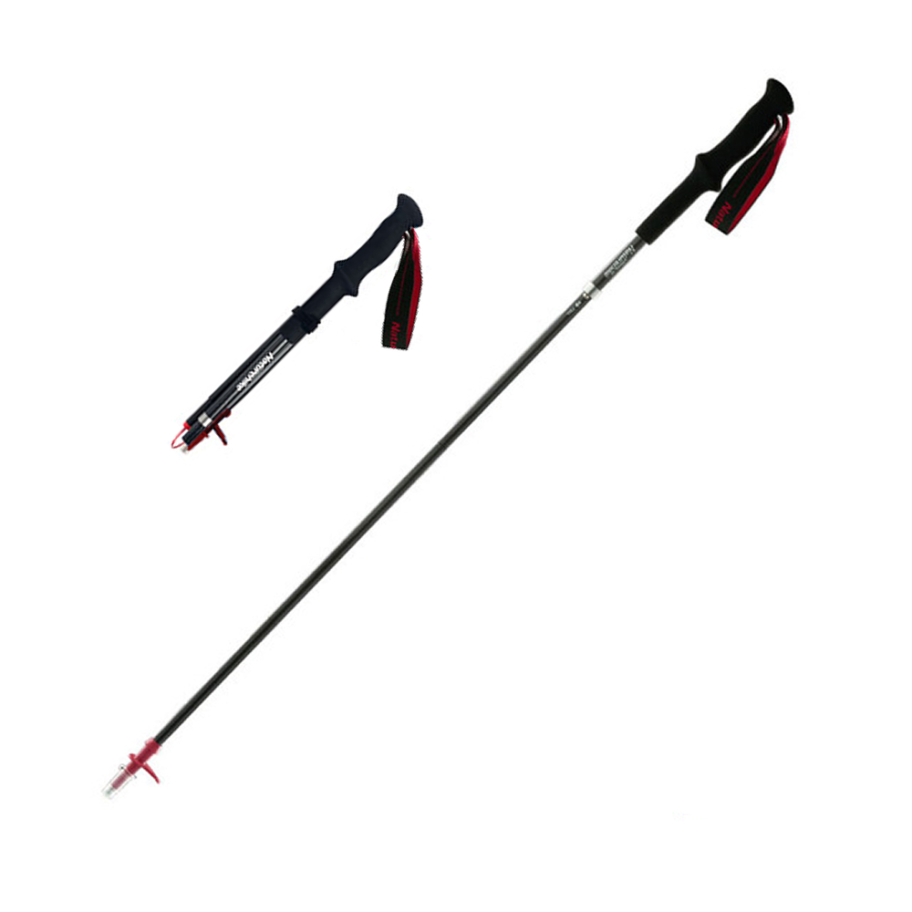 6927595748527 Трекінгова палиця Naturehike ST08 NH18D020-Z, 110 см, бордова - Зображення 1