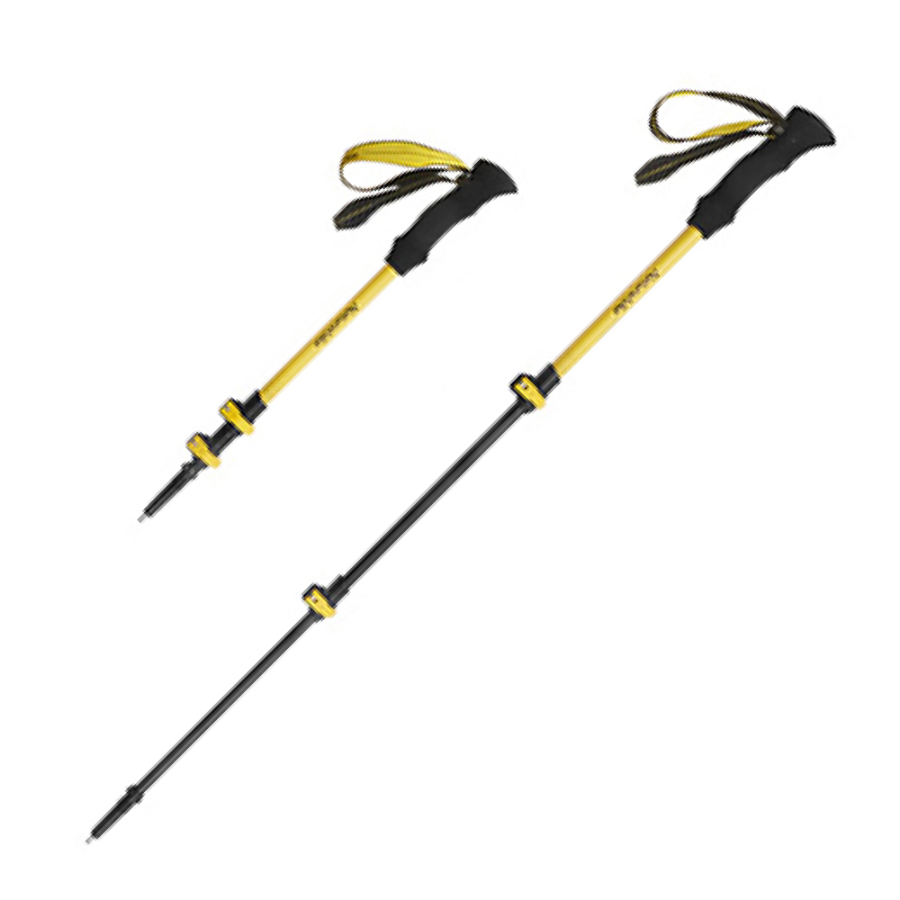 6976023923531 Трекінгова палиця Naturehike CNK2300DS010, 100 см, жовта - Зображення 1