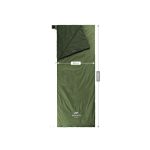 Спальник надлегкий Naturehike Summer LW180 NH21MSD09 правий, (15°C), p-p XL, зелений - Зображення 11