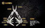 Мультитул Ganzo G104S, (11.4 см) 11 функцій + чохол - Зображення 6