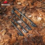 Кілок сталевий Naturehike CNH22ZP018, 20 см, чорний - Зображення 4