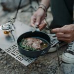 Набір посуду для кемпінгу 2 од. Naturehike CNK2300CJ0002, 1,2 л, алюміній - Зображення 7