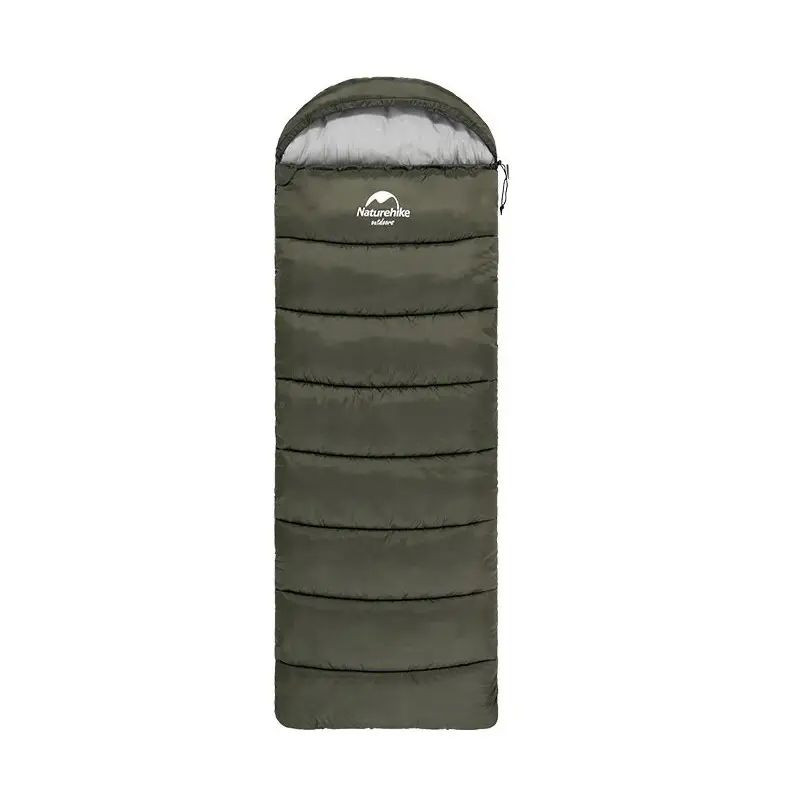 9013702.970 Спальник з капюшоном Naturehike U250 NH20MSD07, (6°C), лівий, темно-зелений - Зображення 1