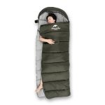 Спальник з капюшоном Naturehike U250S NH20MSD07, (0°C), лівий, темно-зелений - Зображення 4