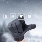 Вологозахисні рукавички Naturehike NH19S005-T, розмір М, темно-блакитні - Зображення 3