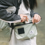 Сумка мала Naturehike NH20BB204, 3л, графіт в клітинку - Зображення 5