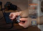 Ліхтар наключний Fenix E03R V2.0, синій - Зображення 13