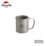 Кружка титанова з ручкою 200 мл Naturehike NH20CJ005