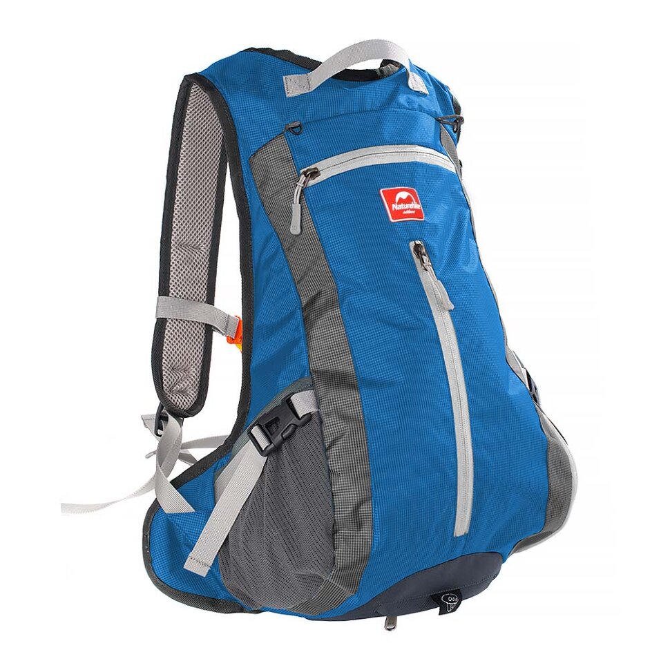 image_3000358_3001015 Велорюкзак з чохлом для шолома Naturehike 15 л sky blue NH15C001-B, блакитний - Зображення 1
