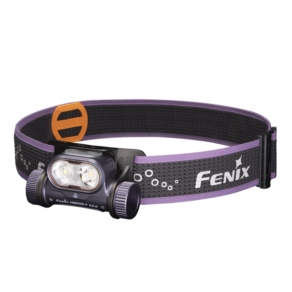 temno-fyol Ліхтар налобний Fenix HM65R-T V2.0 темно-фіолетовий - Зображення 1
