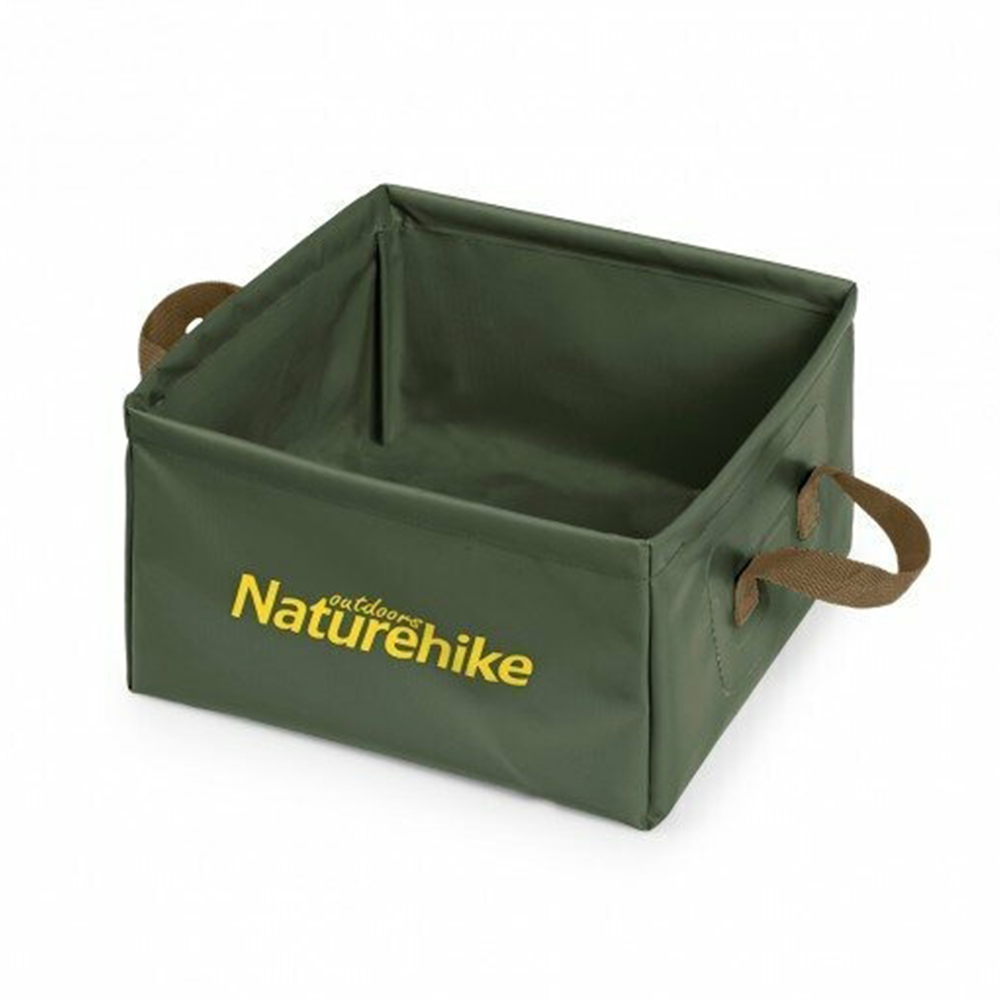 vedro_skladne Складаний контейнер для води з ПВХ Naturehike Square bucket 13л army green NH19SJ007 - Зображення 1