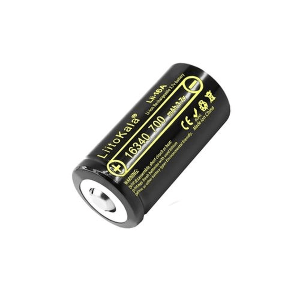 305105.970 Акумулятор LiitoKala Lii-16A 16340 700mah battery - Зображення 1