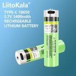Акумулятор LiitoKala Lii-USB-34B 18650 3400mah - Зображення 2