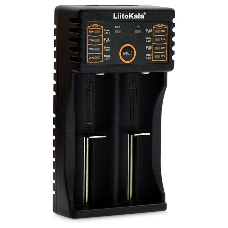 305137.970 Зарядний пристрій Liitokala Lii-202, Ni-Mh/Li-ion/Li-Fe/LiFePO4, Type-C, Powerbank, LED, Box - Зображення 1