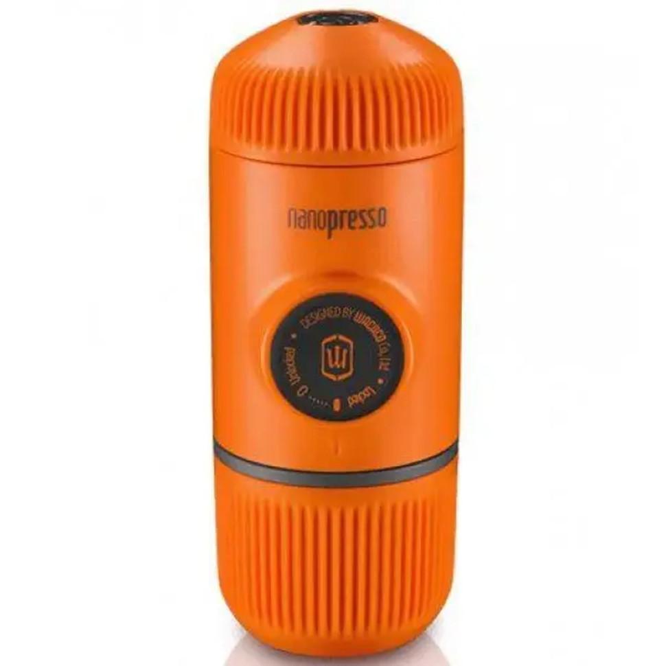 364010.970 Портативна еспресо-кавоварка Wacaco Nanopresso помаранчева, механічна, для меленої кави - Зображення 1