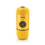 Портативна еспресо-кавоварка Wacaco Nanopresso жовта, механічна, для меленої кави