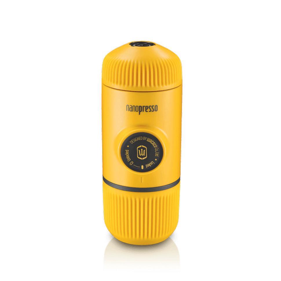 367642.970 Портативна еспресо-кавоварка Wacaco Nanopresso жовта, механічна, для меленої кави - Зображення 1
