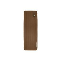 Матрац туристичний надувний одномісний  Naturehike CNK2450WS035, 198х68х9.5 см, коричневий із вбудованою помпою для надування