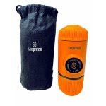 Портативна еспресо-кавоварка Wacaco Nanopresso помаранчева, механічна, для меленої кави - Зображення 3