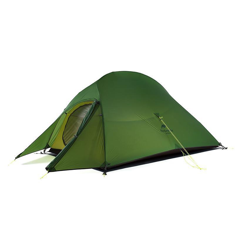 252122.970 Намет надлегкий двомісний з футпринтом Naturehike Сloud Up 2 Updated NH17T001-T, 20D, темно-зелений - Зображення 1