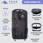 Рюкзак Guide Urban ECOPAK 30L, Жовтий, 30L - Зображення 11