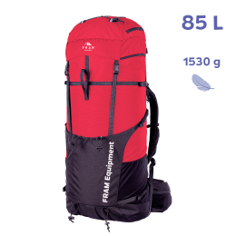 Рюкзак Osh 85L, Червоний, one size