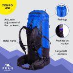 Рюкзак Tempo 65L, Синій, 65L - Зображення 14