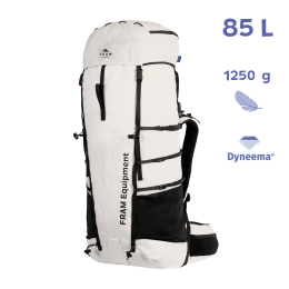 Ультралегкий рюкзак Osh with Dyneema® 85L, Білий, one size