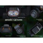 Ліхтар налобний Fenix HM55R, чорний - Зображення 15