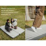 Матрац туристичний надувний одномісний Naturehike CNK2450WS034, 198х68х9.5 см, білий, для кемпінгу із мішком для надування - Зображення 10