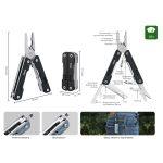 Мультитул NexTool Mini Sailor Pliers S11, чорний (NE20156C, NE20156E) - Зображення 8