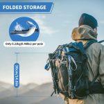 Комплект із п'ятисекційних складаних трекінгових палиць Naturehike CNK2450DS013 Gale Pro, 115-135 см, 2 шт, сині - Зображення 6
