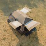 Намет восьмимісний Naturehike Cape 13.1 CNK2450WS050 з швидким розкриттям, сіро-коричневий - Зображення 9