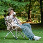Стілець складаний Naturehike Stellaluna T04 CNK2550JJ022, вуглецева сталь, чорний - Зображення 7