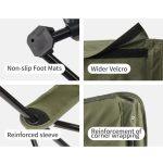 Стілець складаний Naturehike Sea Star 002 CNK2550JJ019, вуглецева сталь, олива - Зображення 4