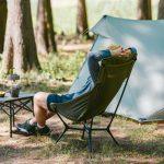 Стілець складаний ультралегкий Naturehike CNK2550JJ013 Yamami YL01, розмір L, алюміній, чорний - Зображення 10