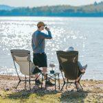 Стілець складаний ультралегкий Naturehike CNK2550JJ013 Yamami YL01, розмір L, алюміній, оливковий - Зображення 8