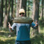 Стілець складаний ультралегкий Naturehike CNK2550JJ013 Yamami YL01, розмір L, алюміній, оливковий - Зображення 9