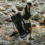 Стілець складаний ультралегкий Naturehike Stellaluna L04 CNK2450JJ015, розмір L, алюміній, сірий - Зображення 9